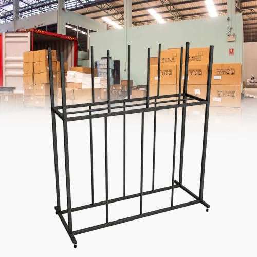 Mobile Carton Cart, Large Cardboard Box Organizer, Mobile Storage Cart, Carton Storage Rack for Warehouse, Office and Home(2 Tier)