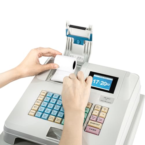 eaizybuk Electronic Cash Register,8-Digital LED,48 Keys