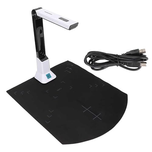 Document Camera 8 Million Pixels HD A4 Auto ing USB Document Camera Scanner for Scanning Files Notes Picture Document Scann