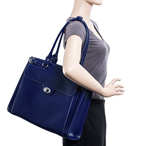 McKlein Winnetka, Top Grain Cowhide Leather, 15" Leather Business Women Laptop/Tablet Briefcase Bag/Leather Case, Computer Travel Case, Laptop Professional Shoulder Bag