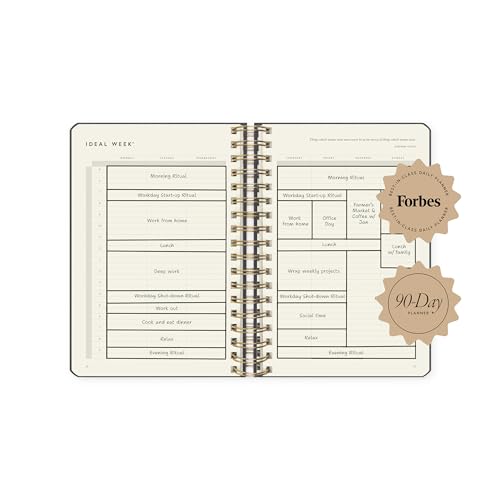 Full Focus Linen Coil Planner by Michael Hyatt - The #1 Daily Planner to Set Annual Goals, Increase Focus, Eliminate Overwhelm, and Achieve Your Biggest Goals - Hardcover (Oatmeal)