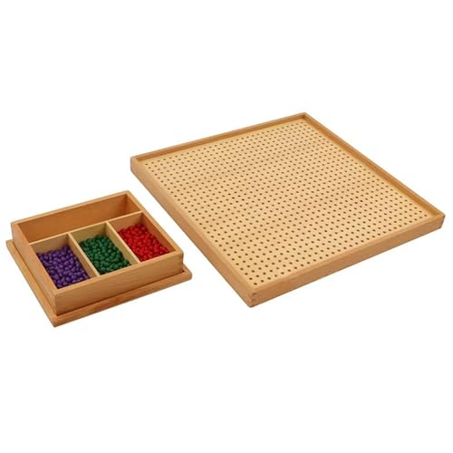 LLTCMAOYI Montessori Nail and Board Set, Geometry Nail Board, Graphic Mathematics Education