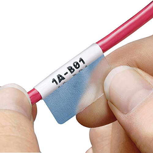 Panduit S200X225YAJ Laser Self-Laminated Label, Polyeseter, Clear/White (1,000-Pack)