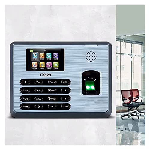 Time Machine Upunch Time Cards Time Clocks for Employees Small Business TX628 Fingerprint Time Clock Machine