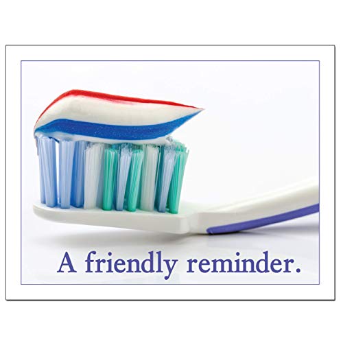 Custom Recall Laser Reminder Postcards, Dental Appointment Reminder Postcards. 4 Cards Perforated for Tear-off at 4.25" x 5.5" on an 8.5" x 11" Sheet of 8 Pt Card Stock (1000)