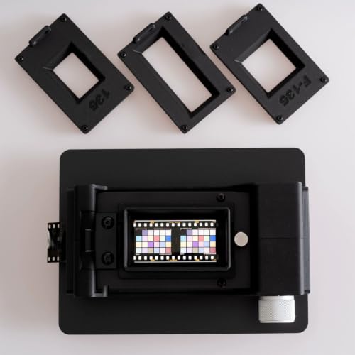 135/126 Film & Slide Scanner, High Resolution Film Scanner, 17.9 Mp, Max Resolution 5184 * 3456, True Color Reproduction, for Slides, Positive and Negative Film, Black and White Film
