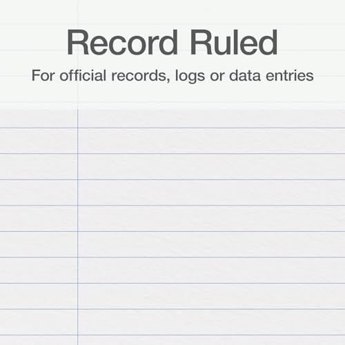 Boorum & Pease Account Book, Record Ruled To Document Facts, Events & Notes, Includes Placemarking Ribbon, 7-5/8" x 9-5/8", 300 Numbered Pages (38-300-R)