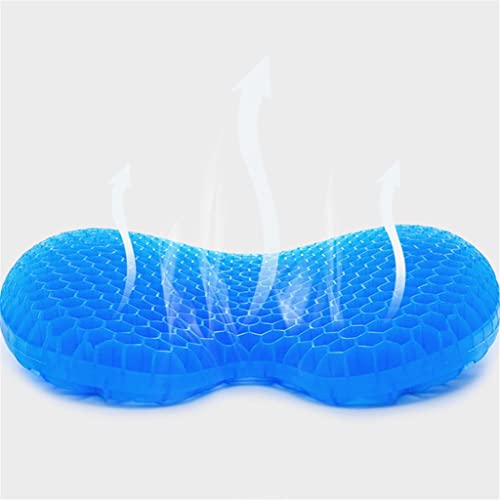 PGNEX Car Seat Office Chair Massage Back Lumbar Support Mesh Ventilate Cushion Pad Wear-Resistant Soft and Comfortable Cushion