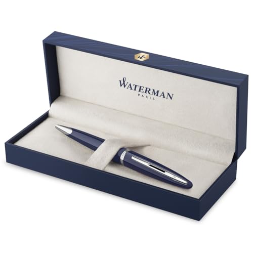 WATERMAN 2214312 Waterman Ballpoint Pen Karen Blue CT Fine Point Oil Based Gift Gift Luxury Authentic Imported