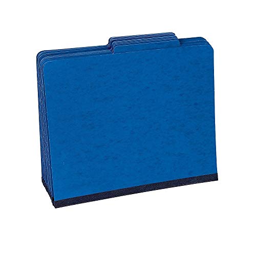 Staples Moisture-Resistant Classification Folder, Letter, 2 Div