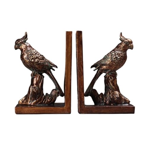 Book Organizer Bookends Book Holders Bookshelf Decorations Tabletop Decor for Living Room Shelf