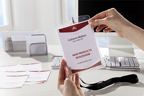 Avery 4834 A6 Name Badge Pockets with Lanyards and Inserts