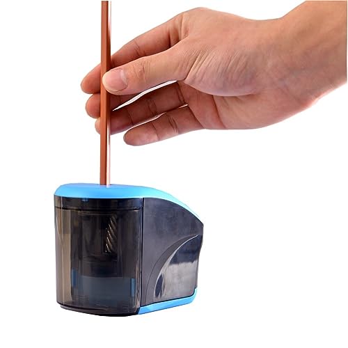 ZSRUIKJN Single Hole Spiral Electric Pencil Sharpener Automatic Student Study Stationery