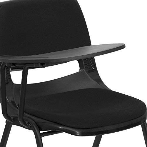 EMMA + OLIVER Black Fabric Ergonomic Office Chair