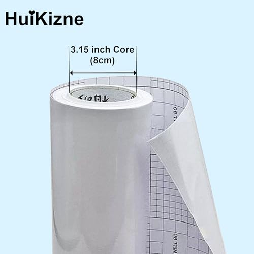Huikizne 1102x25Inch(31x0.69Yard) Standard Matte Cold Roll Laminating Film, 3Inch Core, 3Mil(80mic) Thickness Laminate Rolls Vinyl Cold Lamination Film Self-Adhesive Laminating Vinyl Roll