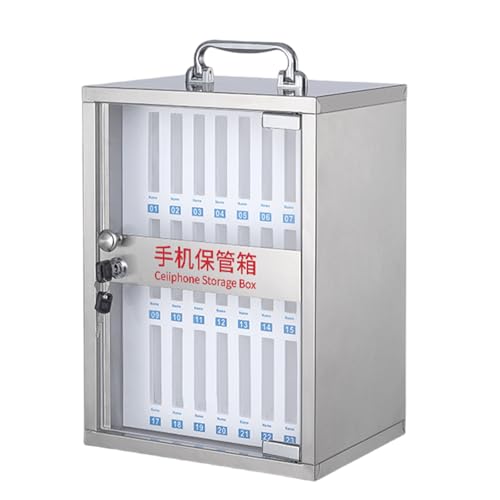 Oxxggkao Privacy Protected Wall Mounted Phone Safe with Nonrust Steel for Secure Storage in Schools and Gyms Lockable Storage