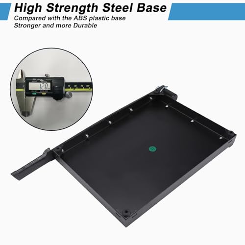 ISDIR 15" Guillotine Paper Cutter with Dual Pressure Bars, 15 Sheet Capacity, Magnetic Guide, Blade Lock, Heavy Duty Metal Base, for Cardstock, Crafts, DIY, Photos & Office