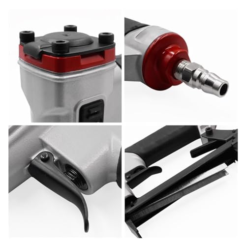Oil-Free Pneumatic Staple Gun 20 Gauge Pneumatic Nail Gun 1013J Pneumatic Stapler Nail Gun Capacity 100 Staples
