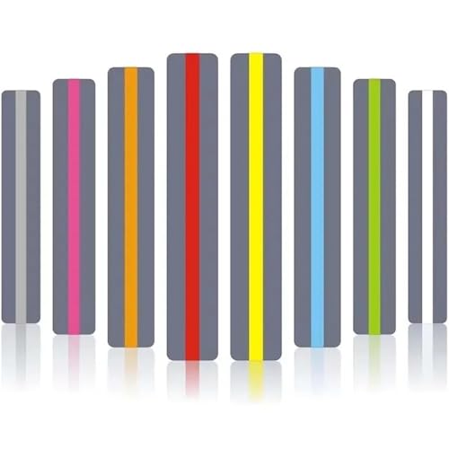 Guided Reading Strips 48-Pack Guided Reading Strips, Colored Overlay Highlight Bookmarks for Children's Study Aid