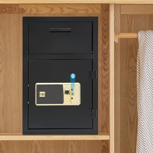 Drop Box for Money and Mail, Drop Slot Safe Cash Depository Safe