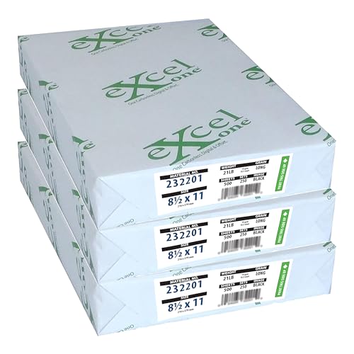 Alliance ExcelOne Carbonless Cut Print & Copy Paper, Letter Size, 92 Brightness, 21 Lb, 2-Part Pink/White (3 Reams)