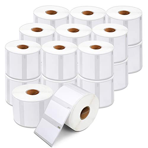 Replacement for DYMO 30334 (20 Rolls, 20000 Labels) 2 1/4" X 1 1/4"