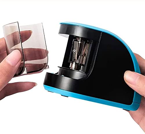 XIXIDIAN Electric Pencil Sharpener Protable Pencil Sharpener Heavy Helical Steel Blade for Student Kids Pencils for School Supplies