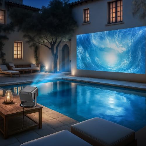 Hisense C3 Triple Color RGB Smart Laser Projector, 2500 ANSI Lumens,65"-300",4K UHD,IMAX ENHANCED,Dolby Vision,JBL Speaker,Optical Zoom,Intelligent Screen Adjustments,Smart Vidaa OS,Netflix Included