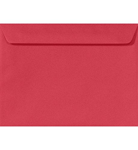 LUXPaper 6 x 9 Booklet Envelopes | Holiday Red | 60lb. Text | 500 Qty
