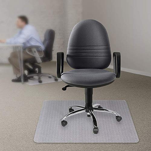 Kuyal Office Chair Mat for Carpets, Transparent Thick and Sturdy Floor Mats
