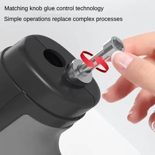 Xiaojuandm Heavy Duty Hot Glue Gun, Professional Digital Temperature Adjustable Handheld Electric Power Full Size Hot Glue Gun, for DIY, School Craft and Home Repairs,150W