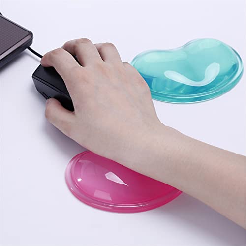 QERTYHJK Wrist Rest Hand Pad Silicone Heart-Shaped Transparent Pillow Mat Protect Your Relax
