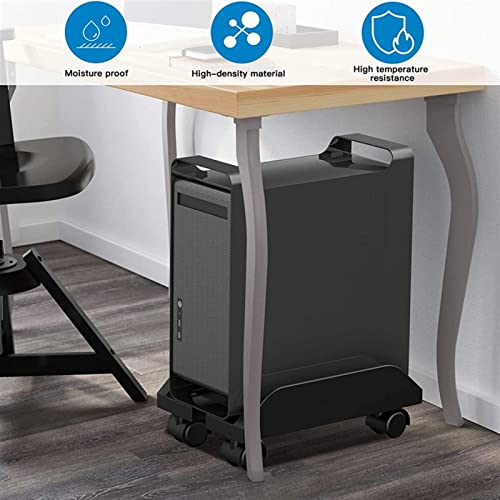 FATALE Computer Tower Stand Adjustable Mobile Cart Stand, Computer Tower Desktop Stand, CPU Rolling Stand, Stand with Locking Casters Computer Stand