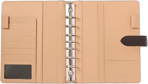 Franklin Planner Cordovan Binder Classic Size 28mm Dark Brown 66013