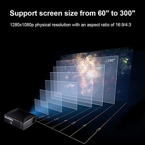 SAeWare 4K Projector Office Mobile Conference Wall Watching Movie Home Projector