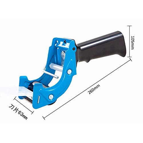 Tape Dispenser Premium Pistol Grip Hand Held 60mm Desktop Home Office Packing Ideal for High Volume Parcel Sealing Packing (Color : Yellow) (Orange)
