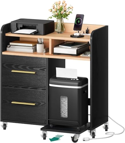 YITAHOME File Cabinet with Charging Station