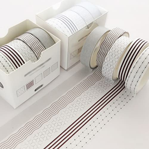 UOHLCX Planner Handbook Decorative Paper Washi Masking Tape Set School Art Supplies Stationery