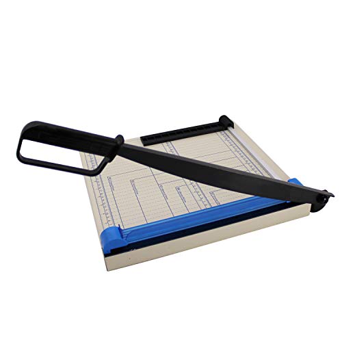 TEXALAN(R) Paper Cutter Guillotine 12" A4 Multi-Purpose Trimmer for Metal Sheet, Leather, Plastic Sheet, Non-Woven Fabric, 12 Sheets 80-Gram Paper