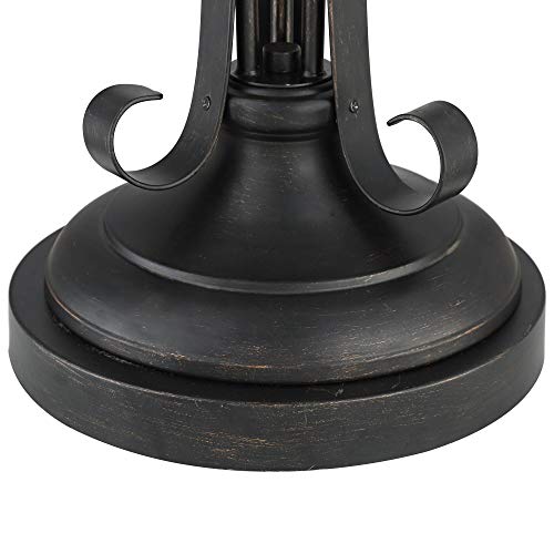 Gardena 65 1/2" Tall Amber Glass 3-Light Tree Floor Lamp