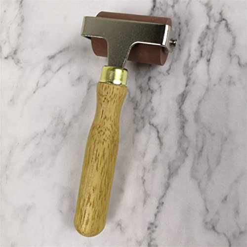 NRFJFOP 5/10cm Printing Ink Paint Rubber Brayer Anti-Skid Wooden Handle Roller Crafts Projects Tool