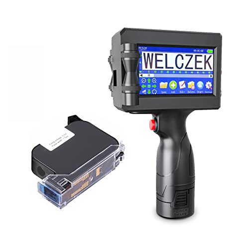 WELCZEK TIJ127 Handheld Inkjet Printer, Portable Industrial Coding Machine