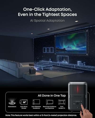 NEBULA X1 4K Triple-Laser Projector, Satellite Speakers, Smart AI