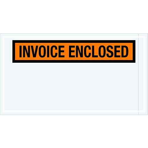 Ship Now Supply 'Invoice Enclosed' Envelopes, 5 1/2' x 10', Width, 5Length