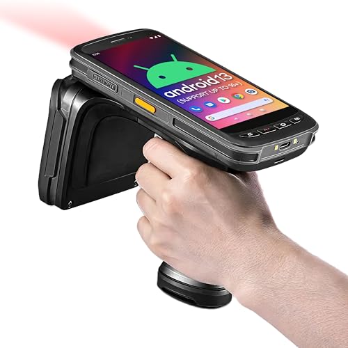 Chainway C72 RFID Wireless Android Pistol-Grip Scanner | UHF RFID and 2D/1D/QR Barcode Reader (Both RFID + Barcode) | Android 13 (future Support to 18) | Ultra Rugged, for Inventory/Warehouse Scanning