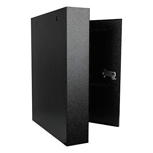 KYODOLED Key Box, Wall Mount 100 Key Cabinet, Combination Lock, Black