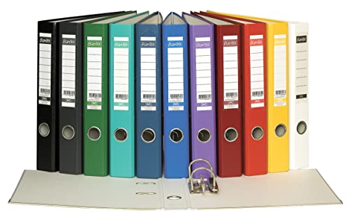 BANTEX 100551806 Lever Arch File A4 5 cm Pack of 20 Turquoise