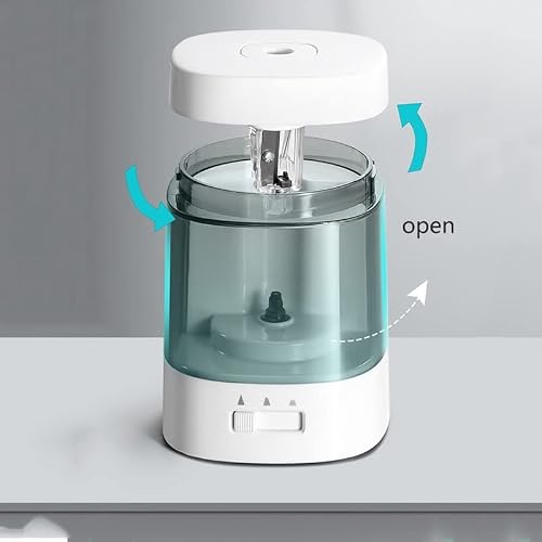 XJPWZER Electric Automatic Pencil Sharpener 3 Adjustable Modes for Different Stationery Home Office School Supplies(D)