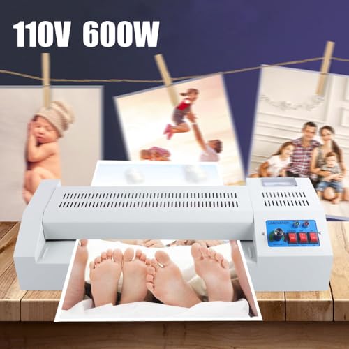 110V 600W A3 A4 Rollers System Thermal Hot Cold Film Laminating Laminator Machine 300mm