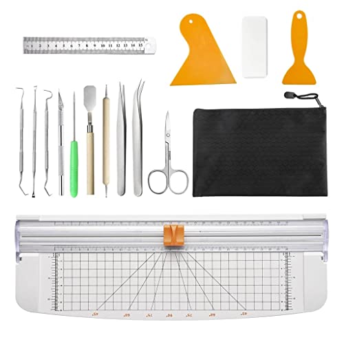 XDSRFVW Set Craft Vinyl Weeding Tools Basic Tool Kit for Silhouettes Cameos Lettering DIY Handmade